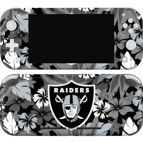 NFL Las Vegas Raiders Tropical Print Nintendo Switch Lite Skin